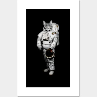 Space Cat For Cat Posters and Art